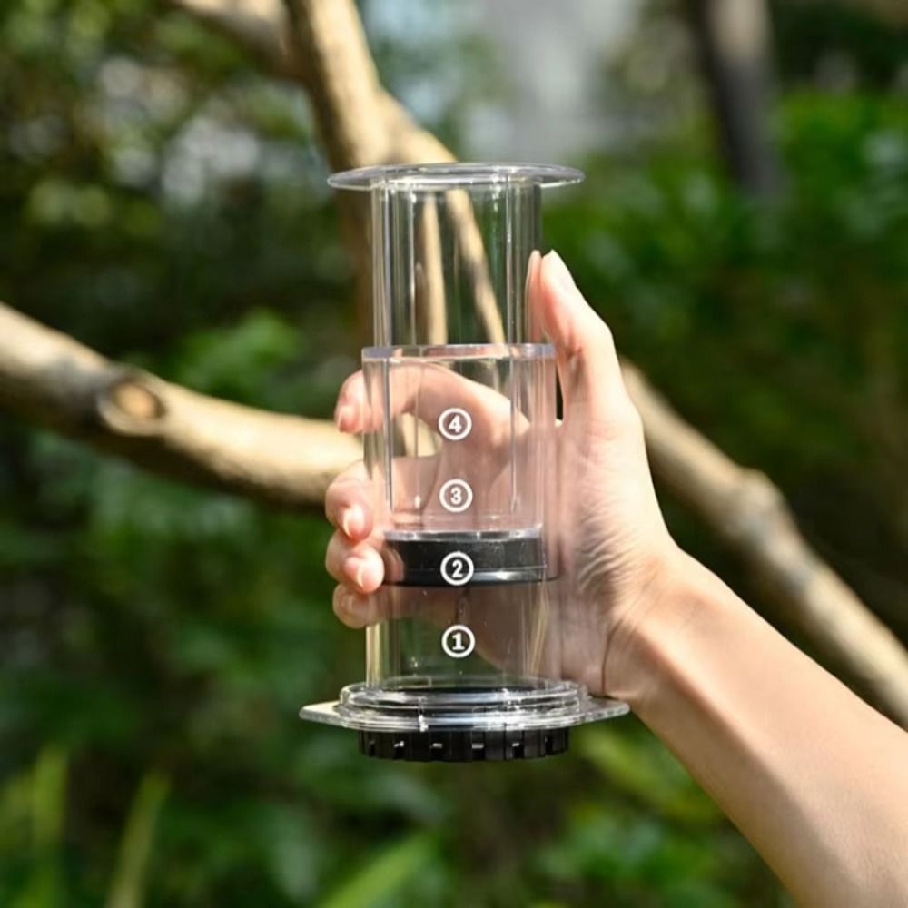Coffee Equipment For Camping - Draagbare koffiekan Franse stijl Antislip perskoffiepot