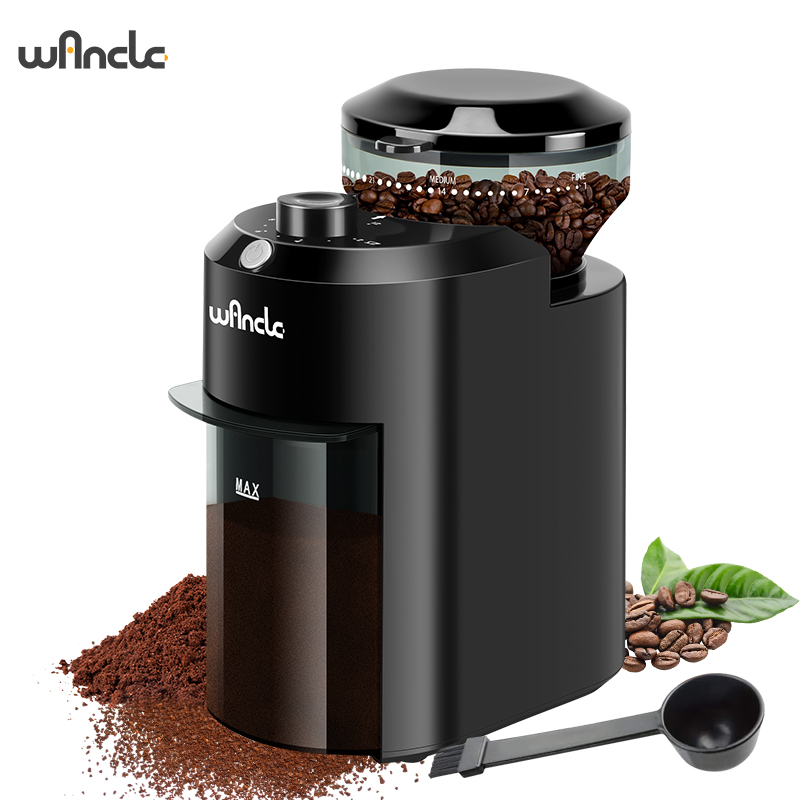 Coffee Grinder Burr Flat - Wancle automatische braammolen koffiemolen met 28