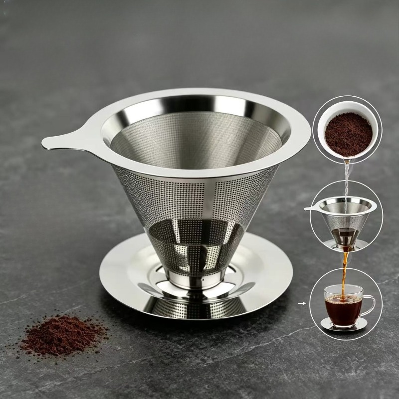 Coffee Equipment Pour Over - Pour Over Koffiefilter RVS Koffiefilter Metalen