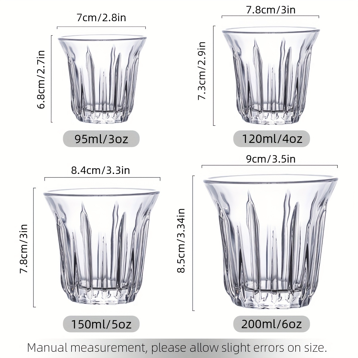 2-pack espressokopjes, glazen  - Espresso Shot Glass recensie en prijs