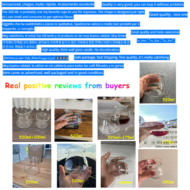 NIEUWE 520 ml Glazen Koffiepot - Coffee Equipment Pour Over recensie en prijs
