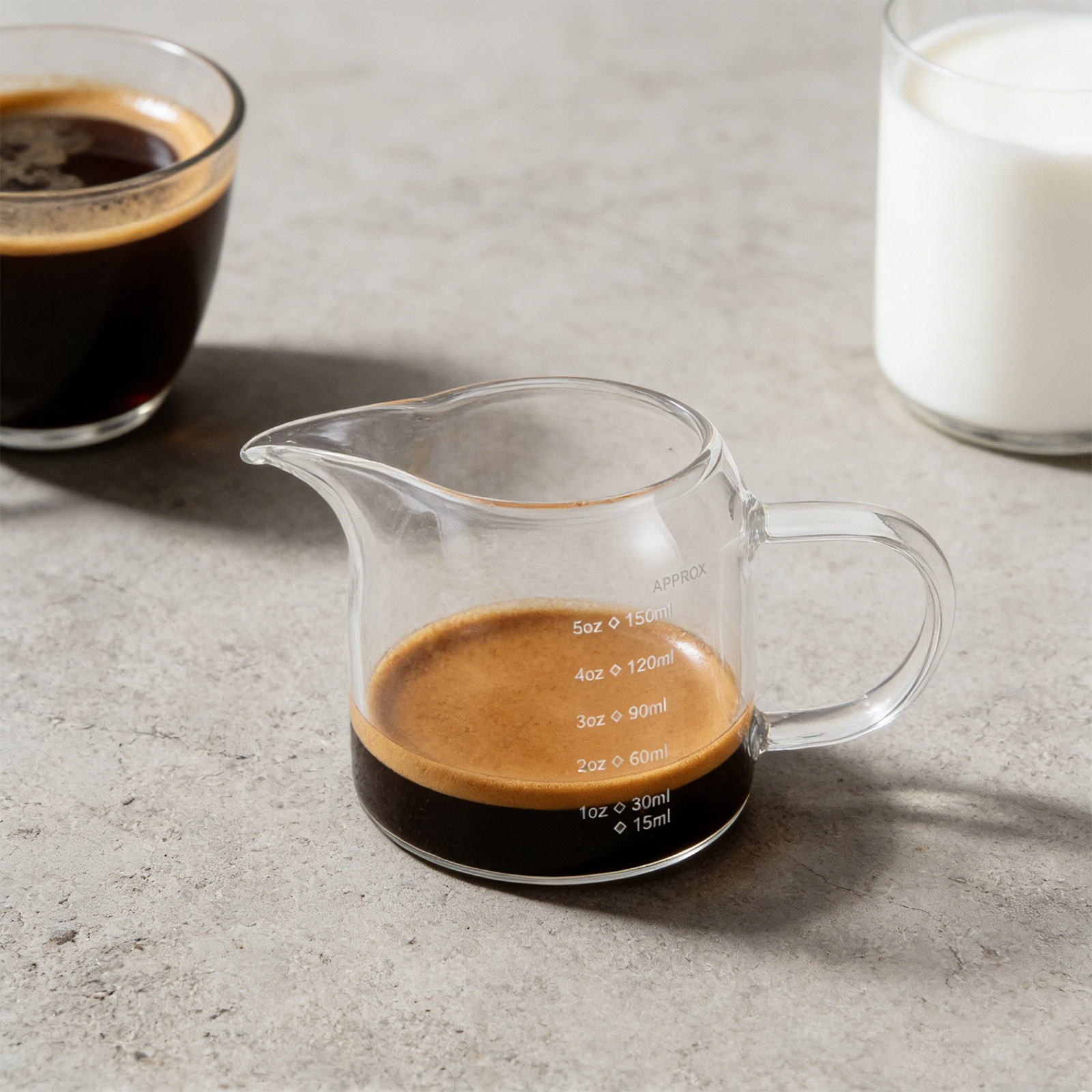 Glazen maatbeker 150 ml 5 oz e - Espresso Shot Glass recensie en prijs
