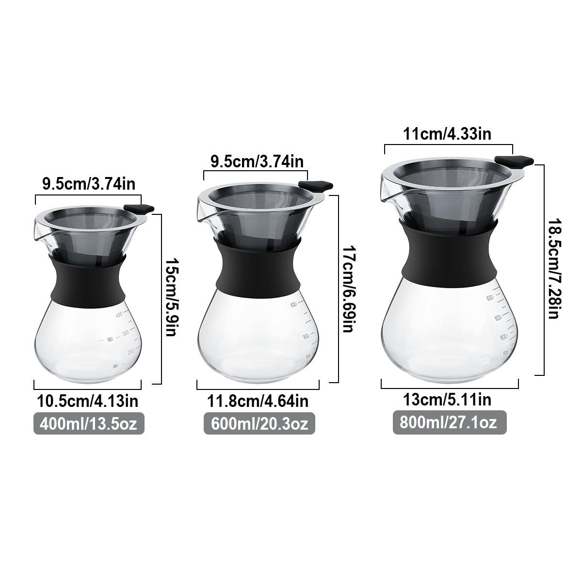 Leeseph Glass Pour Over koffie - Coffee Equipment Pour Over recensie en prijs