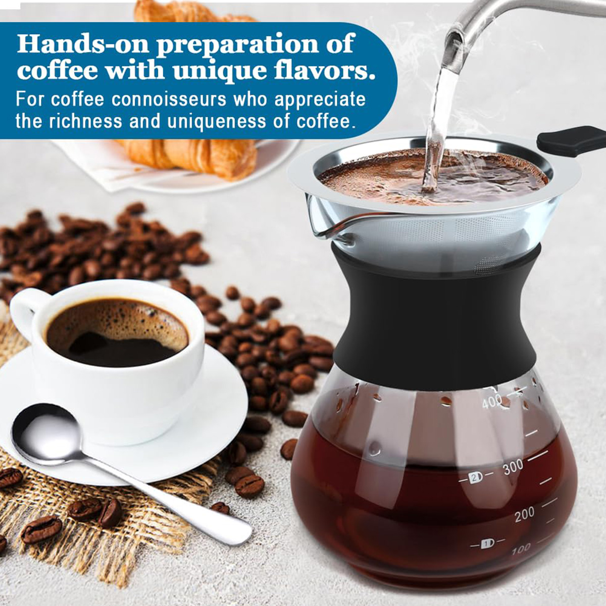 Leeseph Glass Pour Over koffie - Coffee Equipment Pour Over recensie en prijs