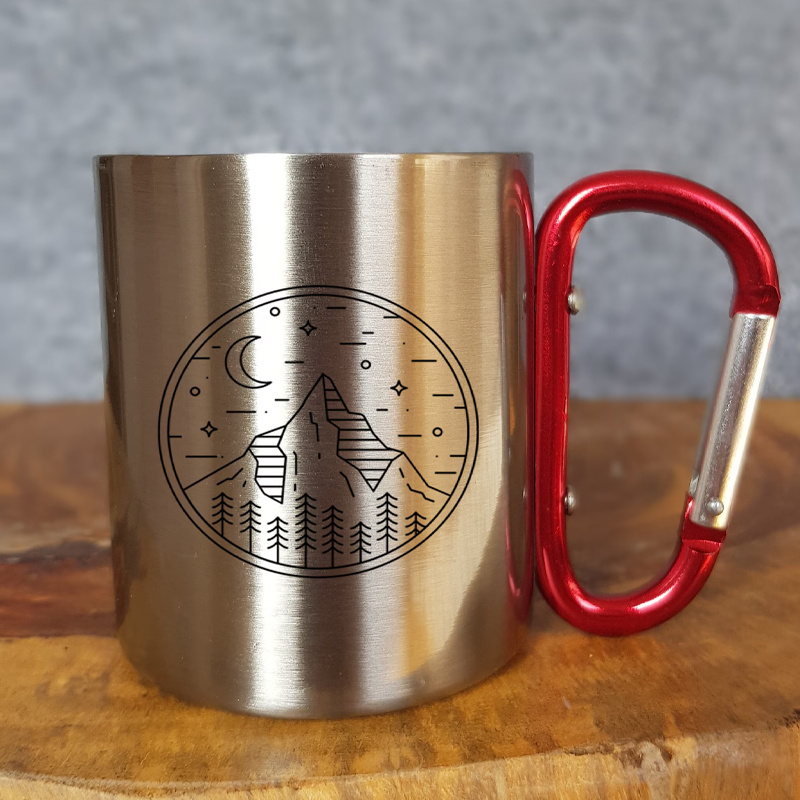 Roestvrijstalen campingmok met - Coffee Equipment For Camping recensie en prijs