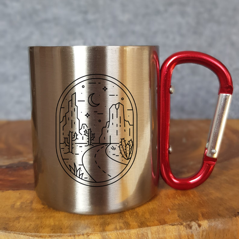 Roestvrijstalen campingmok met - Coffee Equipment For Camping recensie en prijs