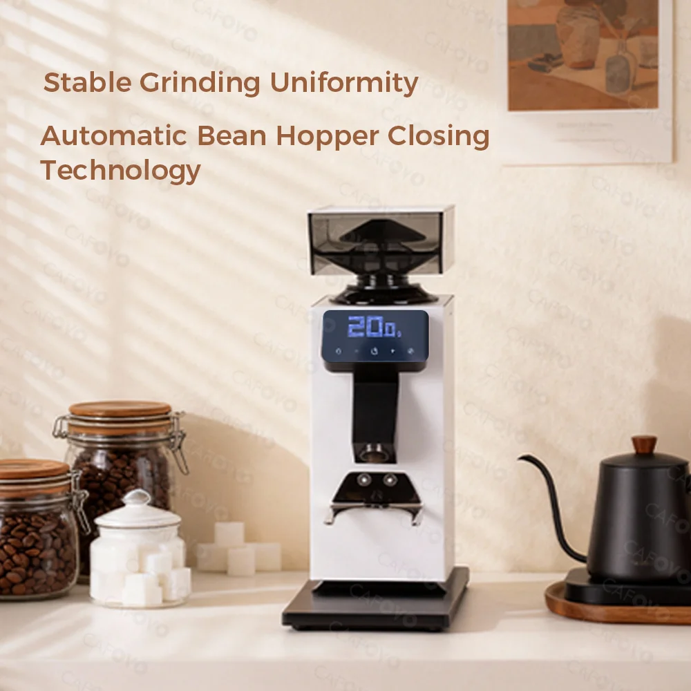 CAFOVO G964F Tijdsgebaseerde D - Coffee Grinder Burr Flat recensie en prijs